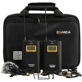 Sistema inalámbrico UHF de montaje en cámara Comica Audio CVM-WM100 (520.0 a 534.1 MHz)