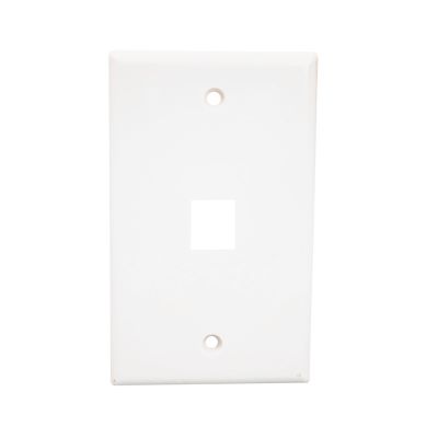 Placa keystone 1-p blanco