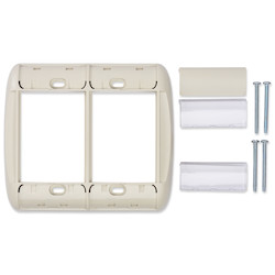 Placa Frontal Doble almendra M/F